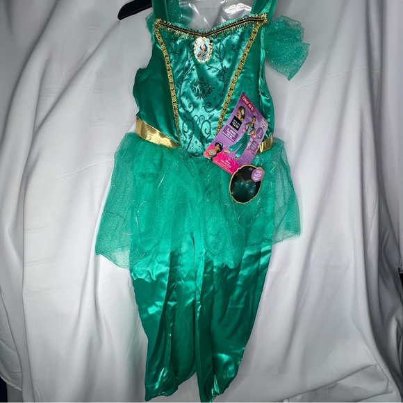 Disney JASMINE Deluxe Light Up Costume Small Princess Halloween Aladdin Dress Up - Picture 5 of 7